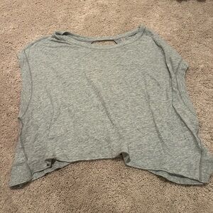 FP Movement by Free People Gray Crop Top